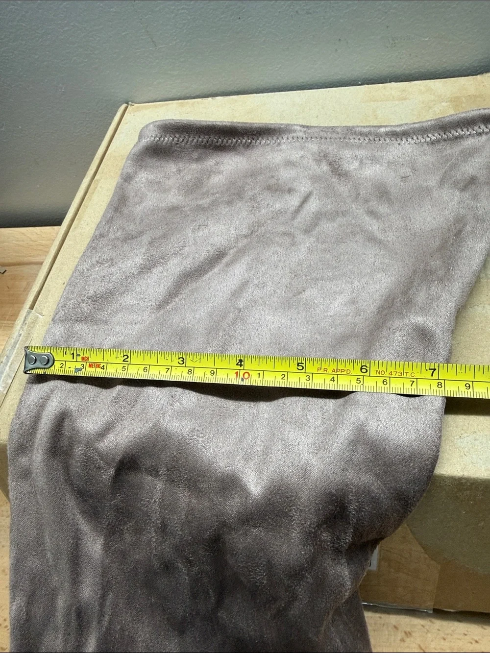 Journee Collection WC MAYA Taupe Over-the-Knee Suede Boots Women’s Size 7.5 NWT